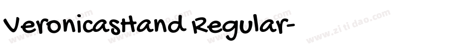 VeronicasHand Regular字体转换